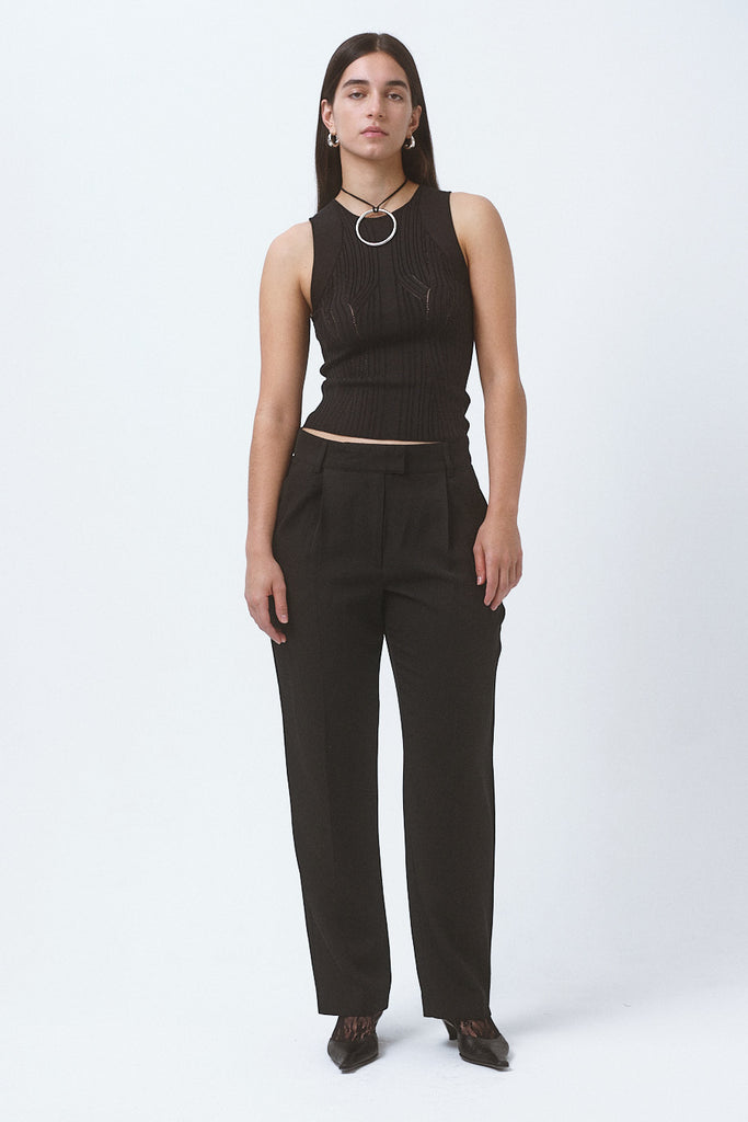 0014 tailored trousers in eco wool