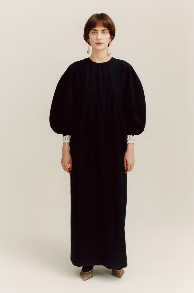 Private Sale - 0051 round sleeve long dress