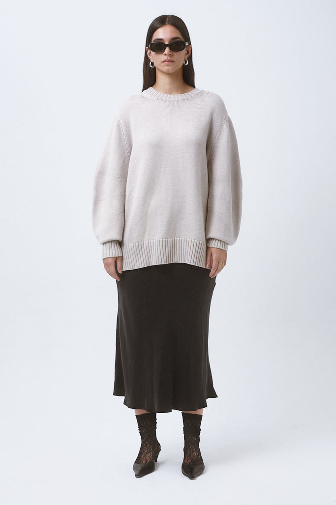 0145 oversized knitted sweater
