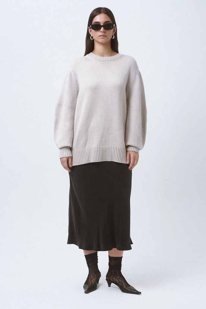 0145 oversized knitted sweater