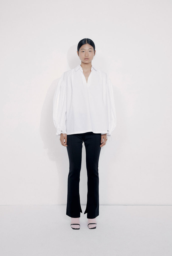Core collection - 0015 recycled polyester trousers with slits