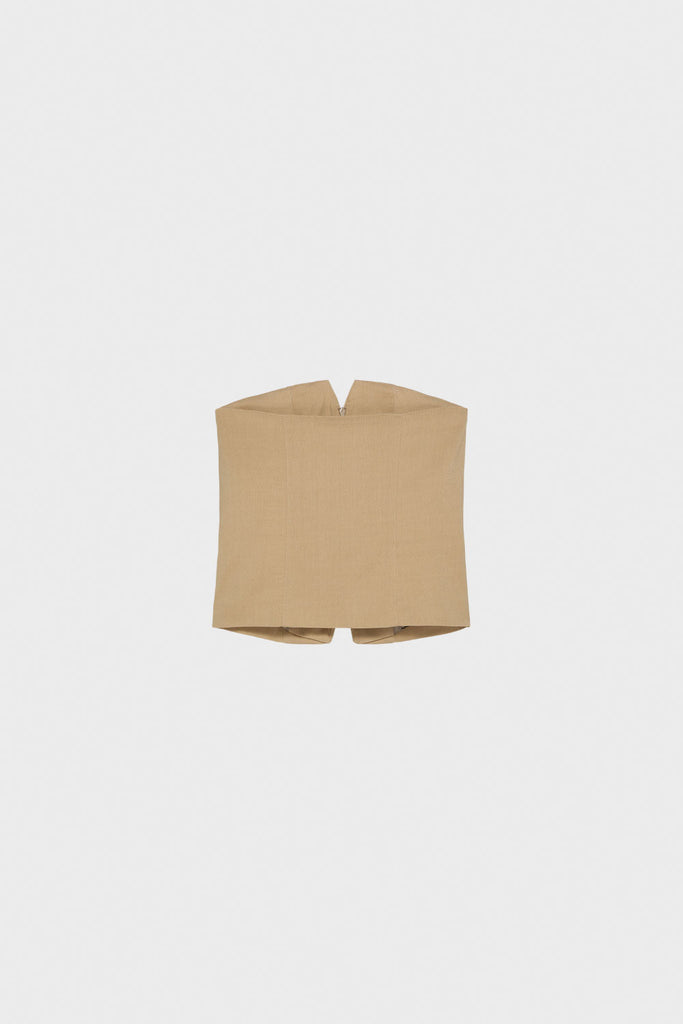 0046 corset top with zip