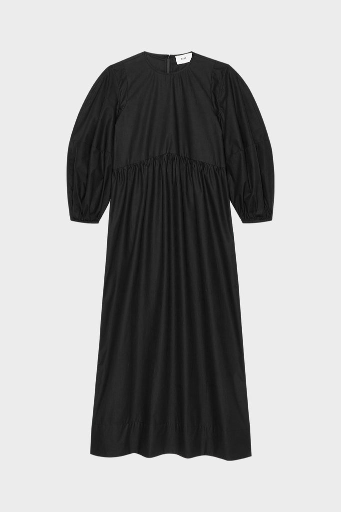 0051 round sleeve long dress