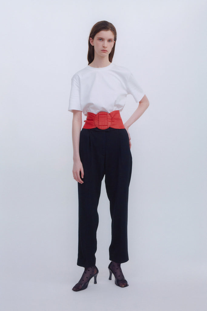 Core collection - 0014 tailored trousers in eco wool